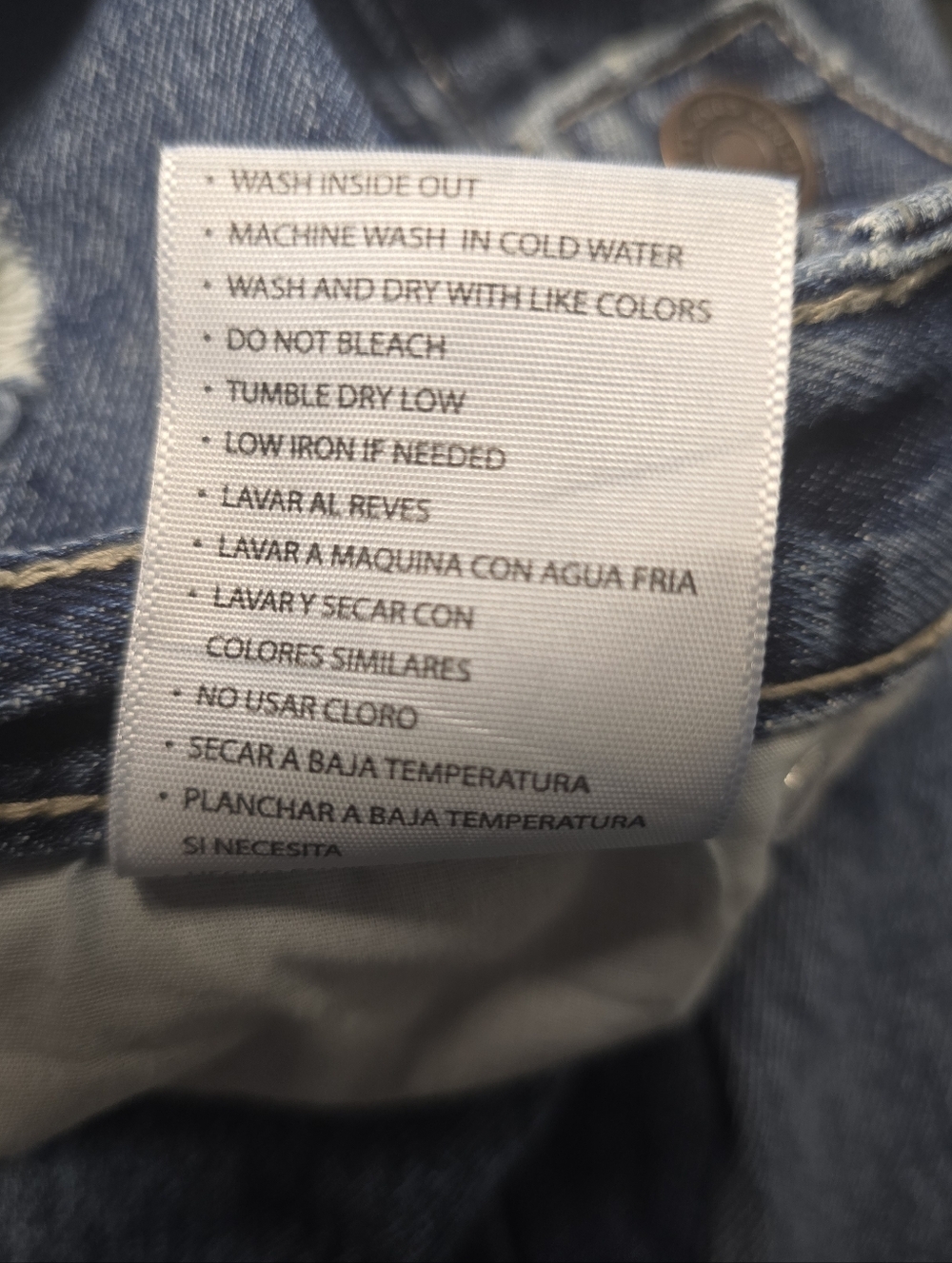 Kancan High Waist Distressed Straight Leg Cropped Jeans Sz. 27/7 - Picture 5 of 11